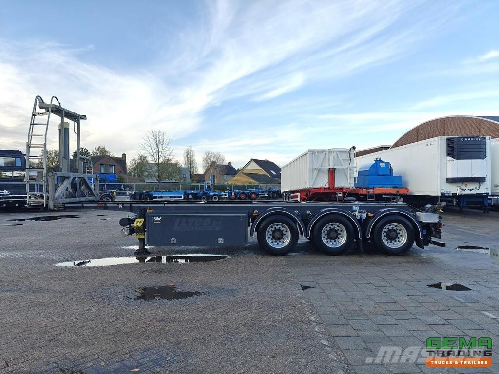 LAG O-3-CC 3 Axles BPW - 30FT Tipping Chassis - Rotary Konteyner yari çekiciler