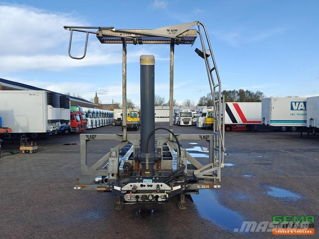 LAG O-3-CC 3 Axles BPW - 30FT Tipping Chassis - Rotary Kontejnerske poluprikolice