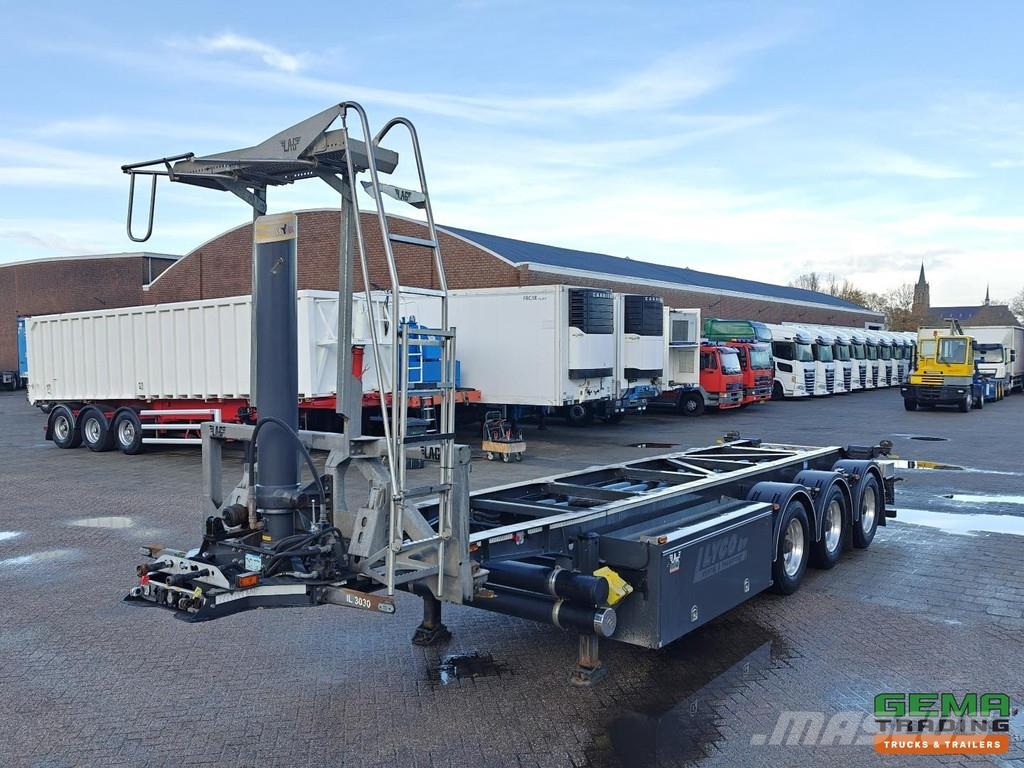 LAG O-3-CC 3 Axles BPW - 30FT Tipping Chassis - Rotary Konteyner yari çekiciler