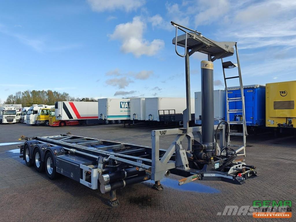 LAG O-3-CC 3 Axles BPW - 30FT Tipping Chassis - Rotary Kontejnerske poluprikolice