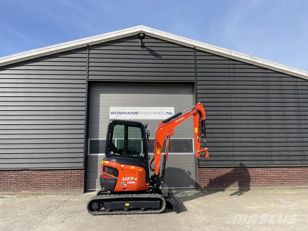 Kubota U27 hi-spec minigraver NIEUW €580 LEASE Miniescavatori