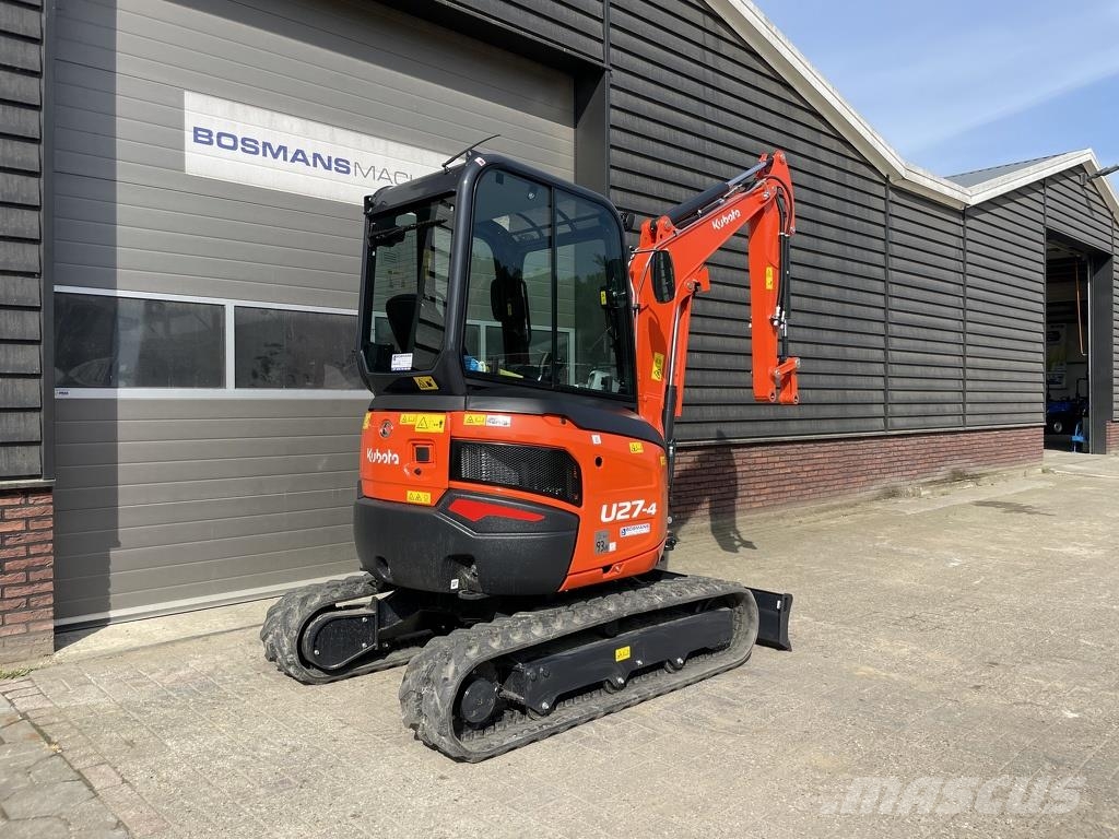 Kubota U27 hi-spec minigraver NIEUW €580 LEASE Miniescavatori