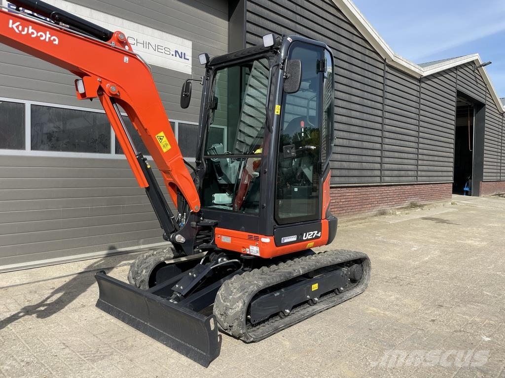 Kubota U27 hi-spec minigraver NIEUW €580 LEASE Miniescavatori