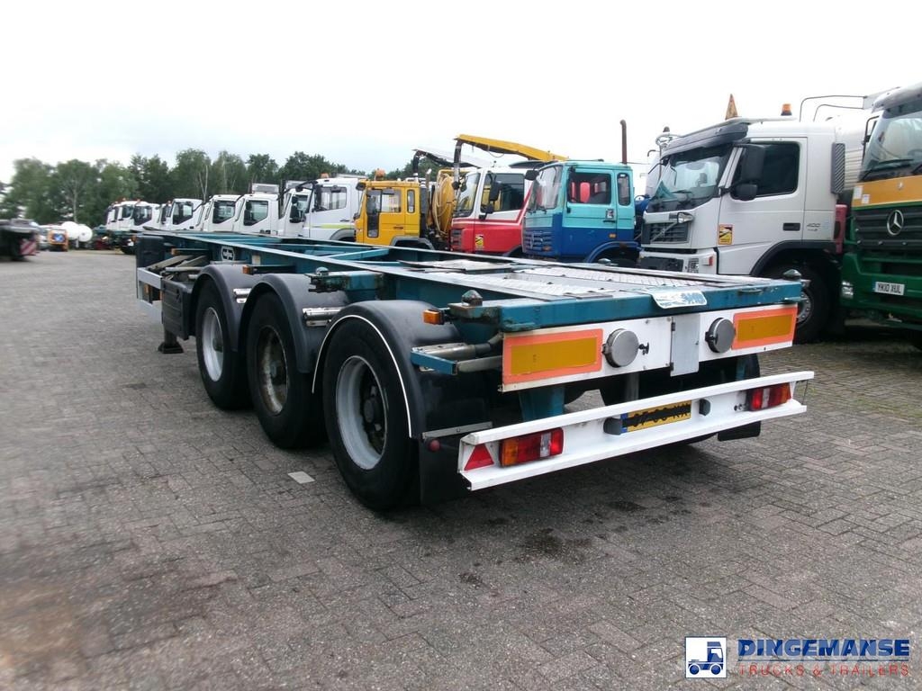 Van Hool 3-axle container chassis 20,30 ft. Containerframe semi-trailers