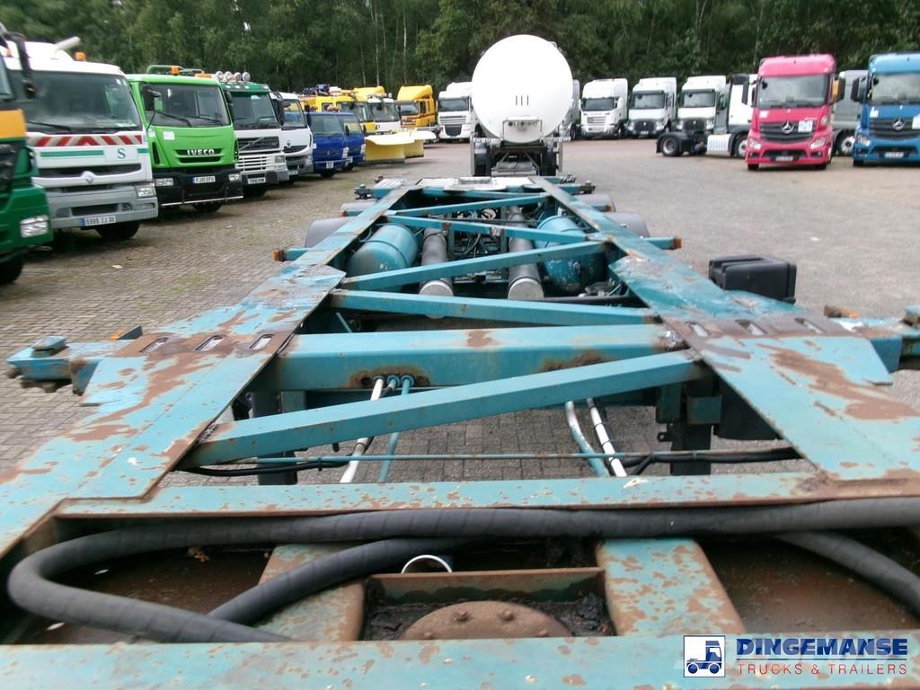Van Hool 3-axle container chassis 20,30 ft. Containerframe semi-trailers