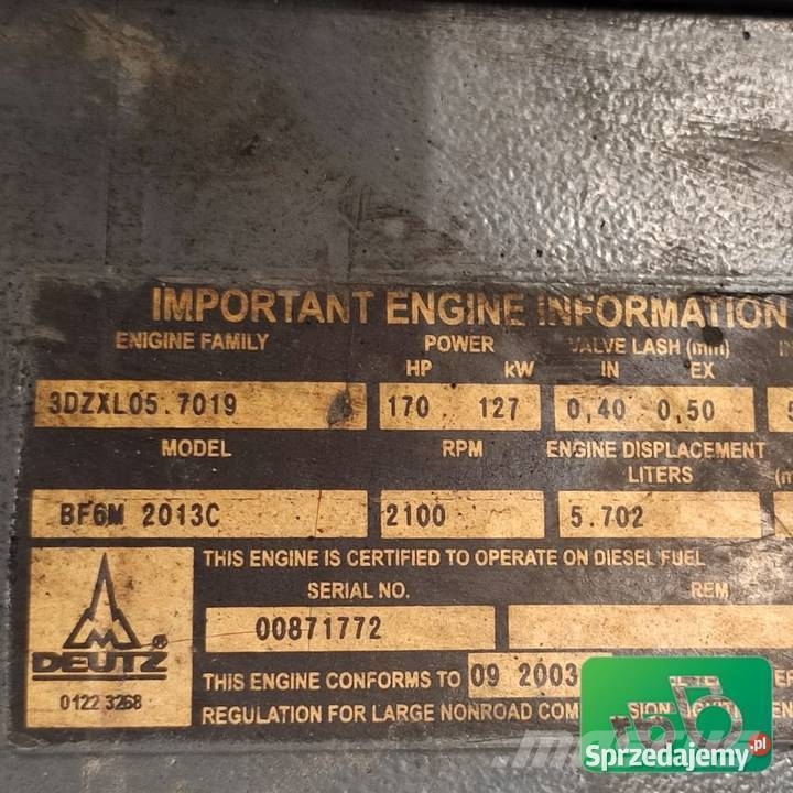 Fendt 817 BF6M 2013C Deutz Engine Motoren