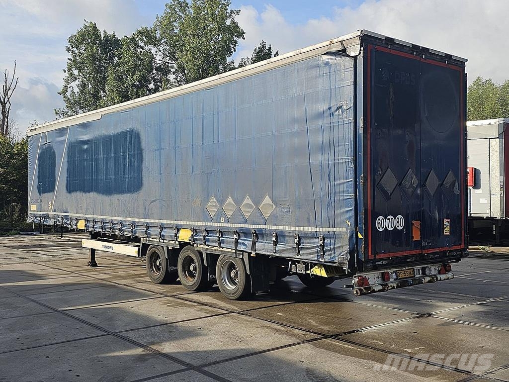 Krone N/A DRUM BRAKES MEGA Polprikolice s ponjavo