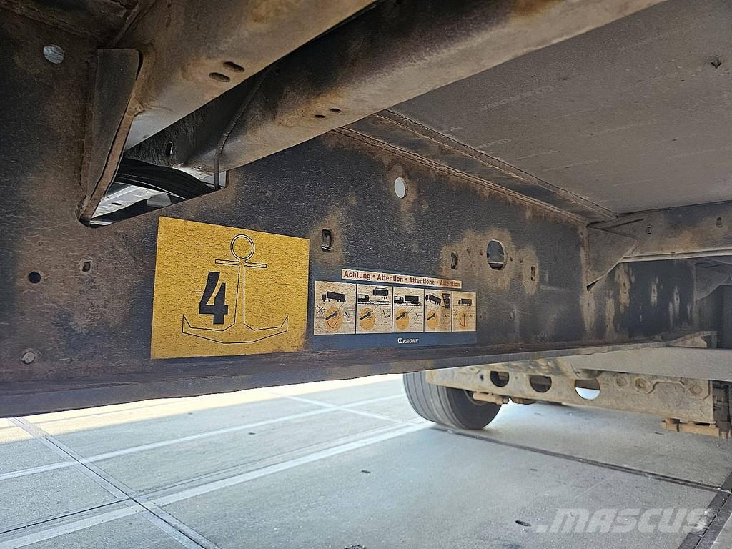 Krone N/A DRUM BRAKES MEGA Polprikolice s ponjavo