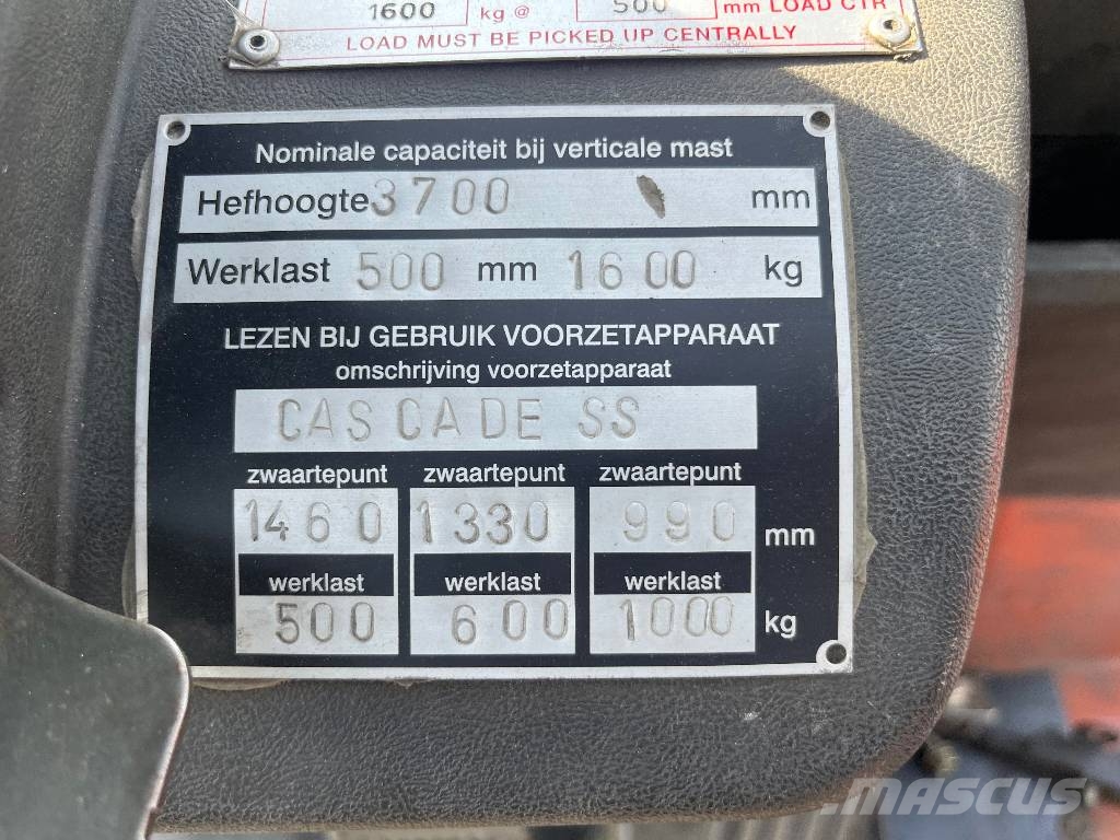 Toyota 7FBMF16 V-4074 IO Carretillas de horquilla eléctrica