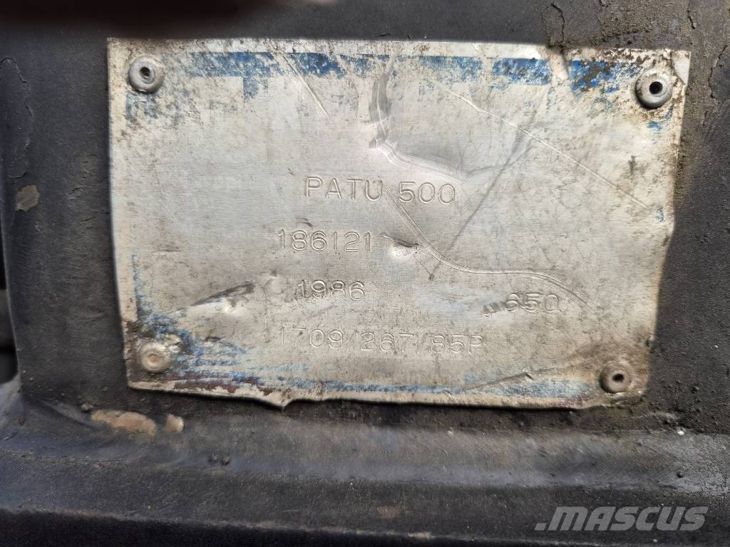 Patu 500 + metsävaunu مقطورات تحريج