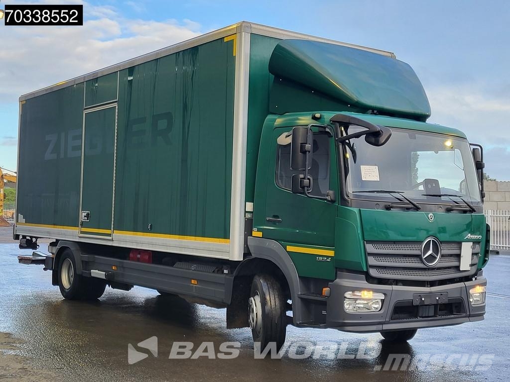 Mercedes-Benz Atego 1324 4X2 13tonner 1500kg Ladebordwand Automa Bakwagens met gesloten opbouw