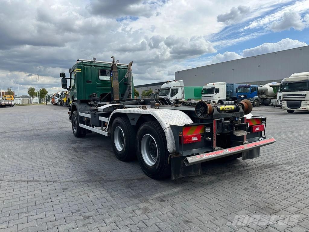 Scania P410 6x4 / Euro 6 / Marrel AL THM 22U Haak armsyst شاحنات الرافعات الخطافية