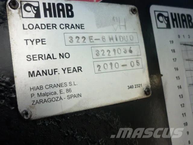 Volvo FM 420 8x4-4 Tridem Hiab 322-6 HI-DUO Camiones caja cerrada