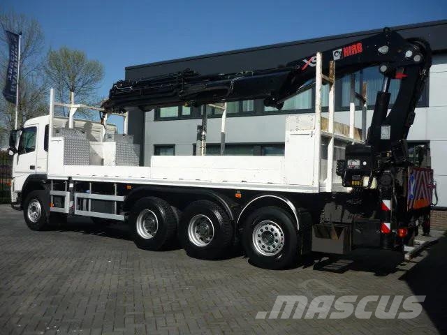 Volvo FM 420 8x4-4 Tridem Hiab 322-6 HI-DUO Camiones caja cerrada