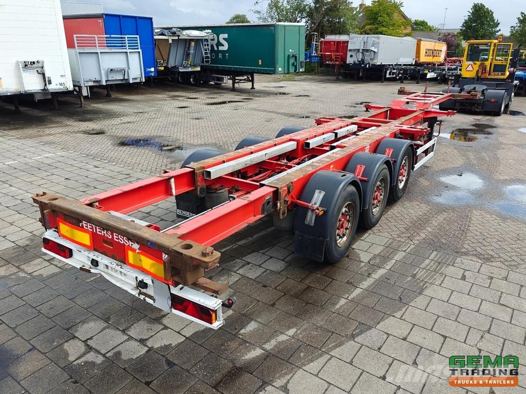 Renders Euro 800 Multi - 2x 20FT 1x30FT 1x40FT 1x45FT - Li Semirremolques portacontenedores
