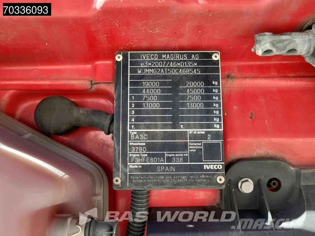 Iveco S-Way NP 460 S-Way 4X2 LNG! Retarder 2xTanks Stand Sattelzugmaschinen
