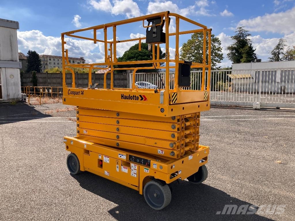 HAULOTTE COMPACT14 - NEW BATTERIES 4 NEW WHEELS Makasli platformlar