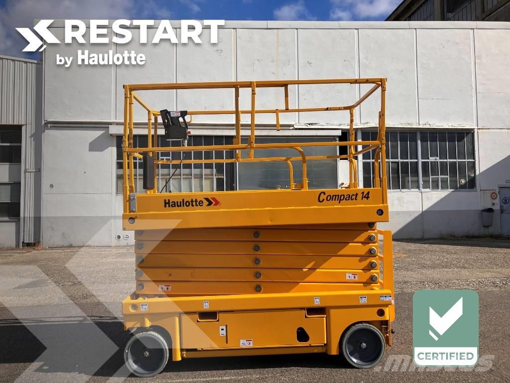HAULOTTE COMPACT14 - NEW BATTERIES 4 NEW WHEELS Makasli platformlar