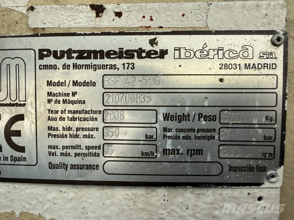 MAN TGA 41.430 Beton verdeelmasten
