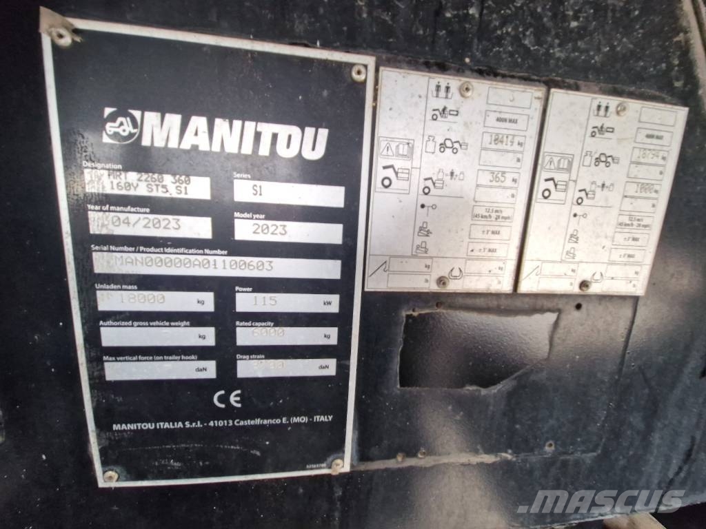 Manitou MRT 2260 Vision+ G127 Teleskopiskie manipulatori