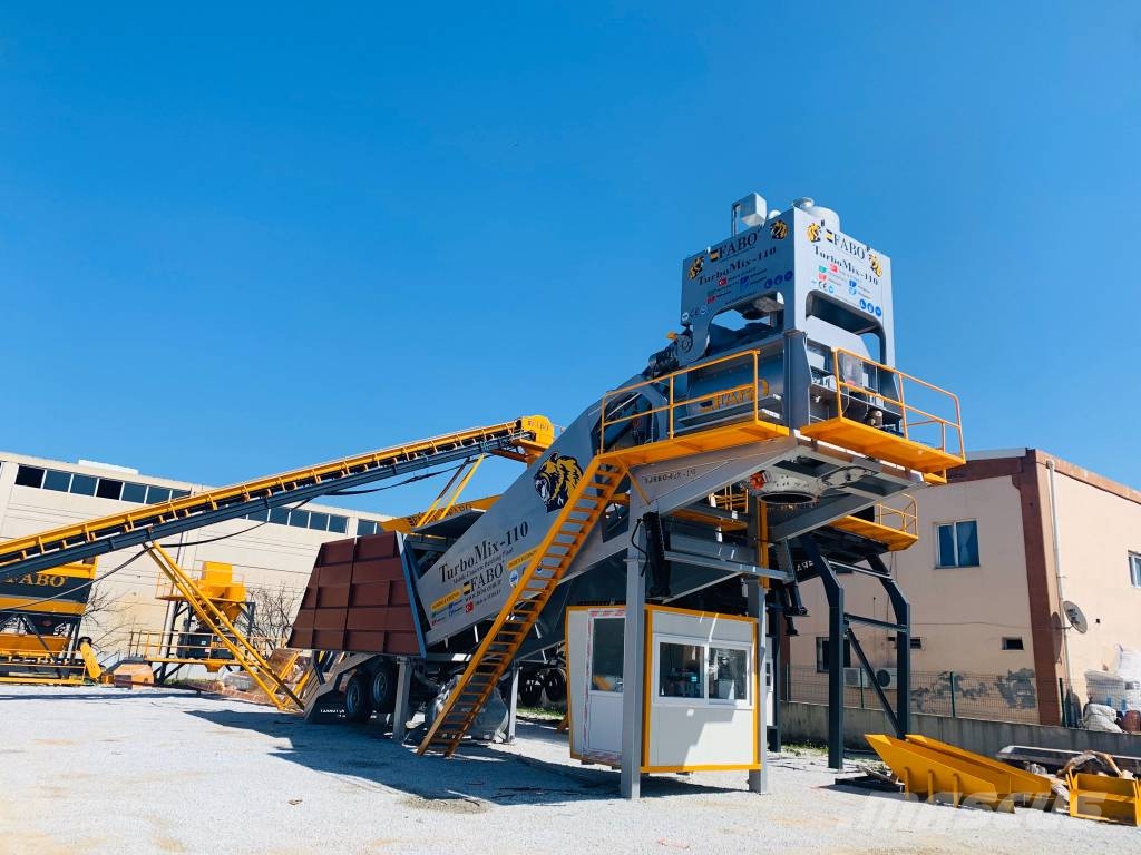 Fabo CENTRALE À BÉTON MOBILE FABO TURBOMIX 110 M3/H خلاطات خرسانة