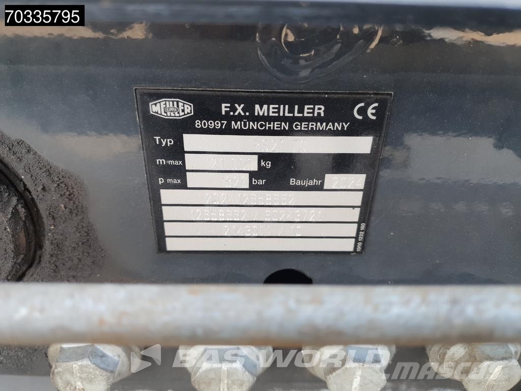 Volvo FMX 500 6X4 Meiller RS21 20 containersystem Automa Hook lift trucks