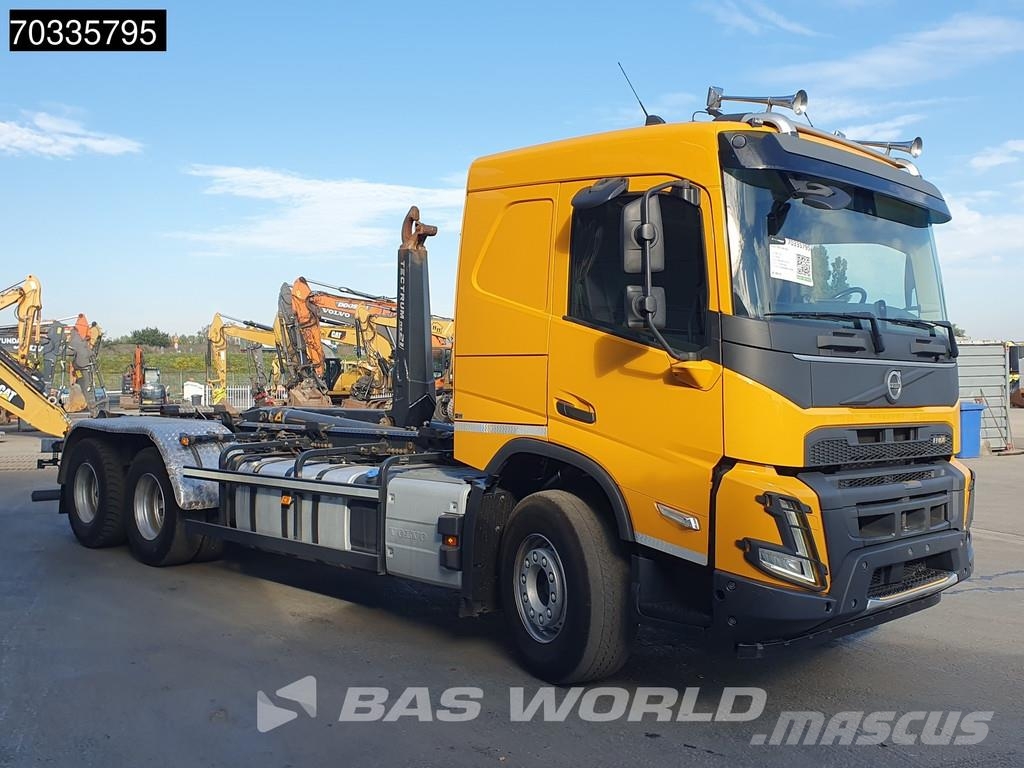 Volvo FMX 500 6X4 Meiller RS21 20 containersystem Automa Hook lift trucks