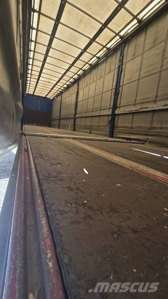 Lecitrailer Semirremolque tauliner lona 3 ejes Vlakke laadvloeren