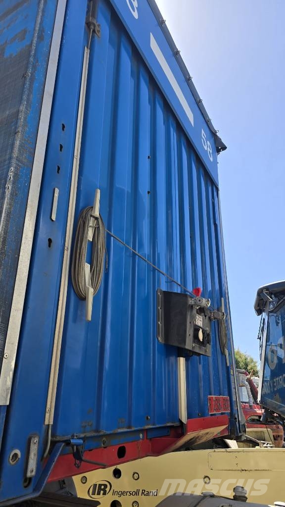 Lecitrailer Semirremolque tauliner lona 3 ejes Vlakke laadvloeren