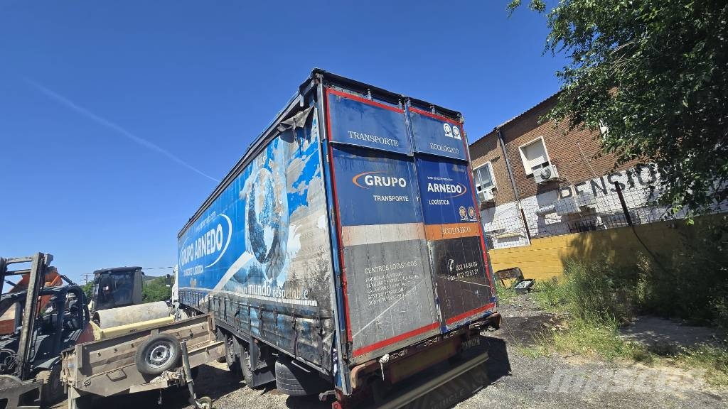 Lecitrailer Semirremolque tauliner lona 3 ejes Vlakke laadvloeren