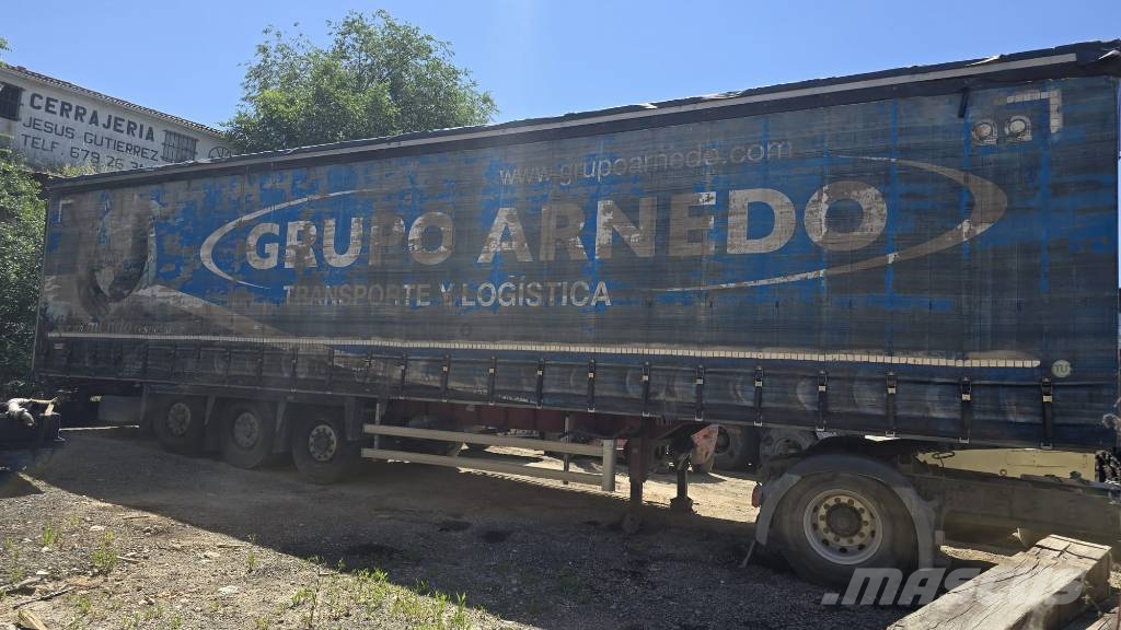 Lecitrailer Semirremolque tauliner lona 3 ejes Vlakke laadvloeren