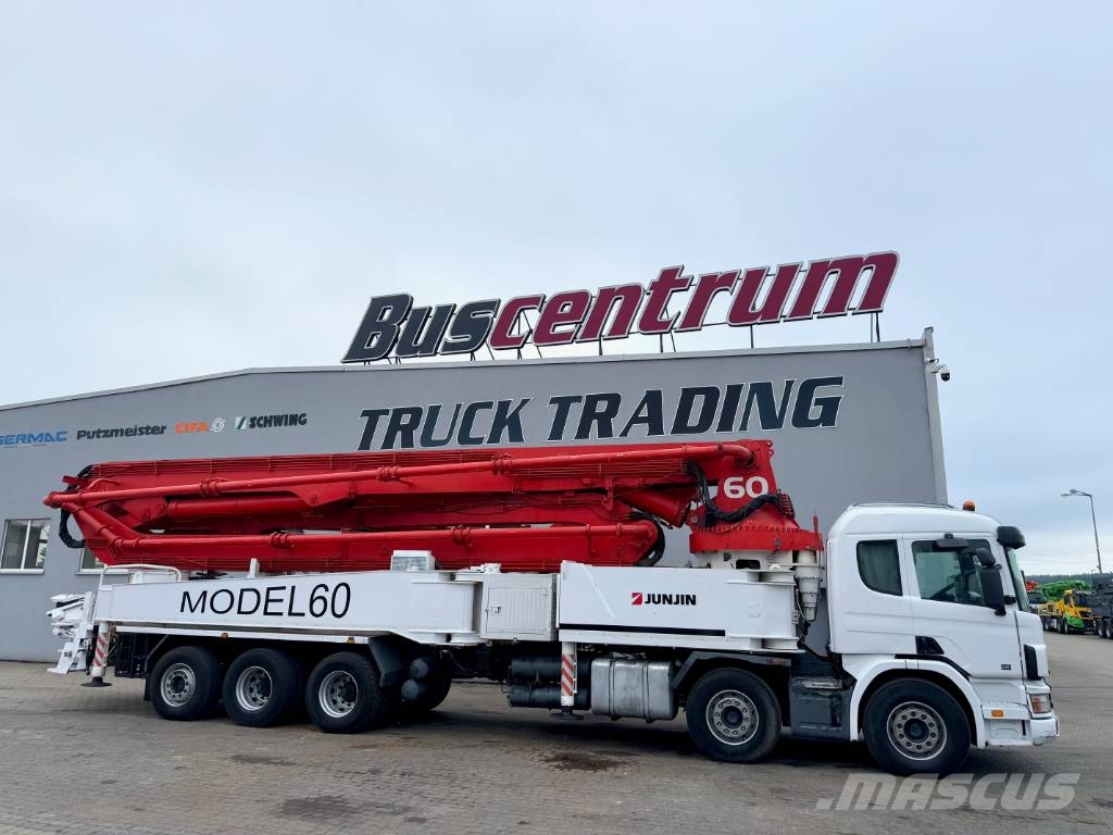 Scania G124 JunJin 55-5 m Bombas de concreto