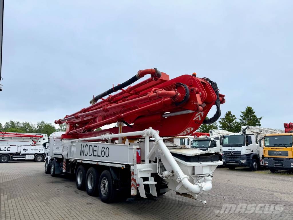 Scania G124 JunJin 55-5 m Bombas de concreto