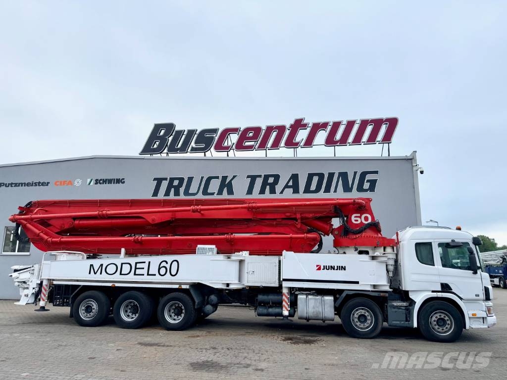 Scania G124 JunJin 55-5 m Bombas de concreto