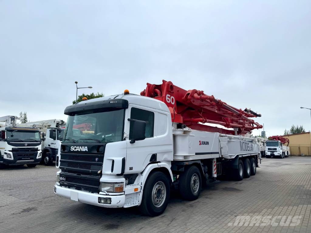 Scania G124 JunJin 55-5 m Bombas de concreto