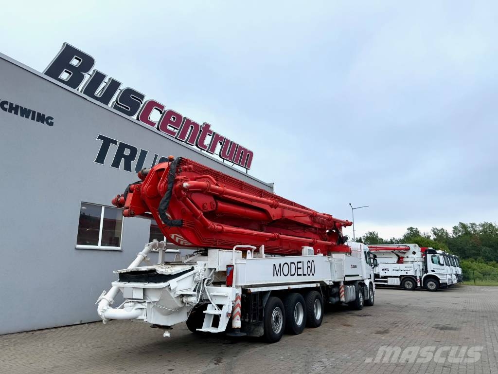 Scania G124 JunJin 55-5 m Bombas de concreto