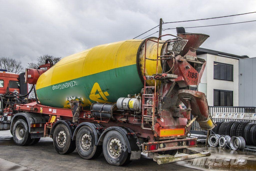 Liebherr BETON MIXER/MALAXEUR/MISCHER-12M³ Інші напівпричепи