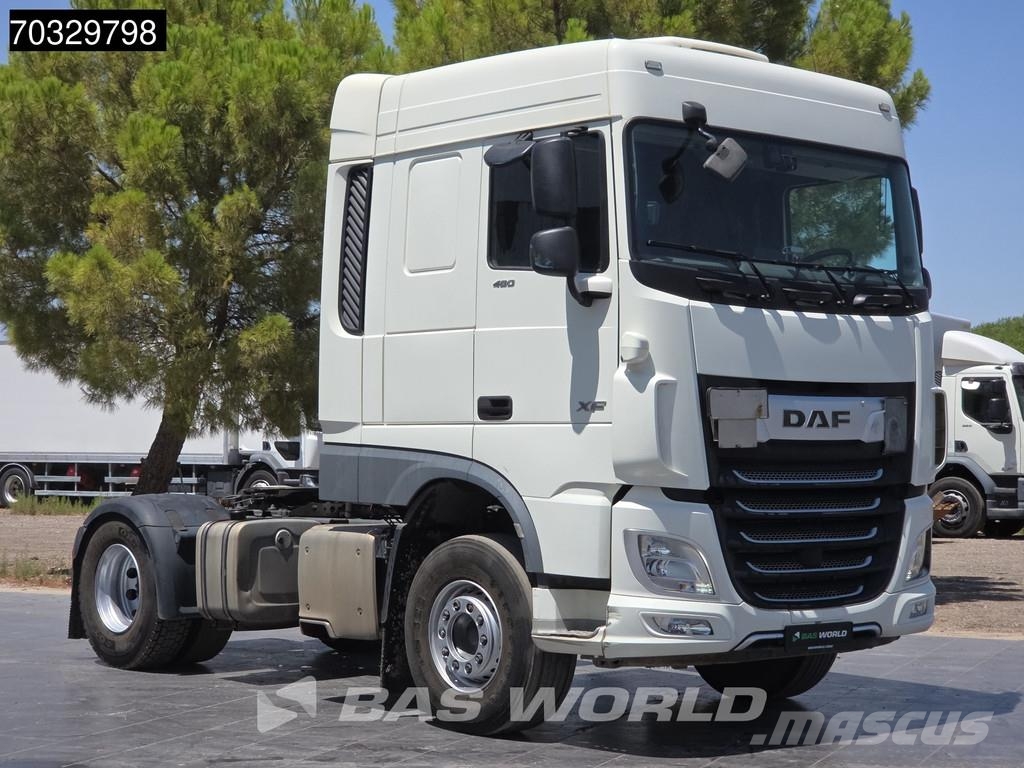 DAF XF 480 4X2 SC Retarder Hydraulic Standklima ACC Camiones tractor