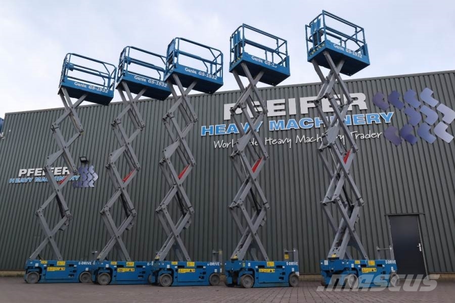 Genie GS1932 E-Drive Several In Stock, 8m Working Height Škaraste platforme