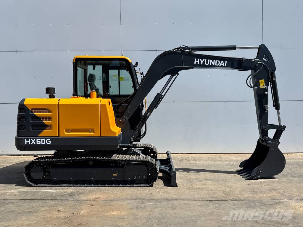 Hyundai HX60 G - BRAND NEW / Hammer Lines / Blade Miniexcavadoras