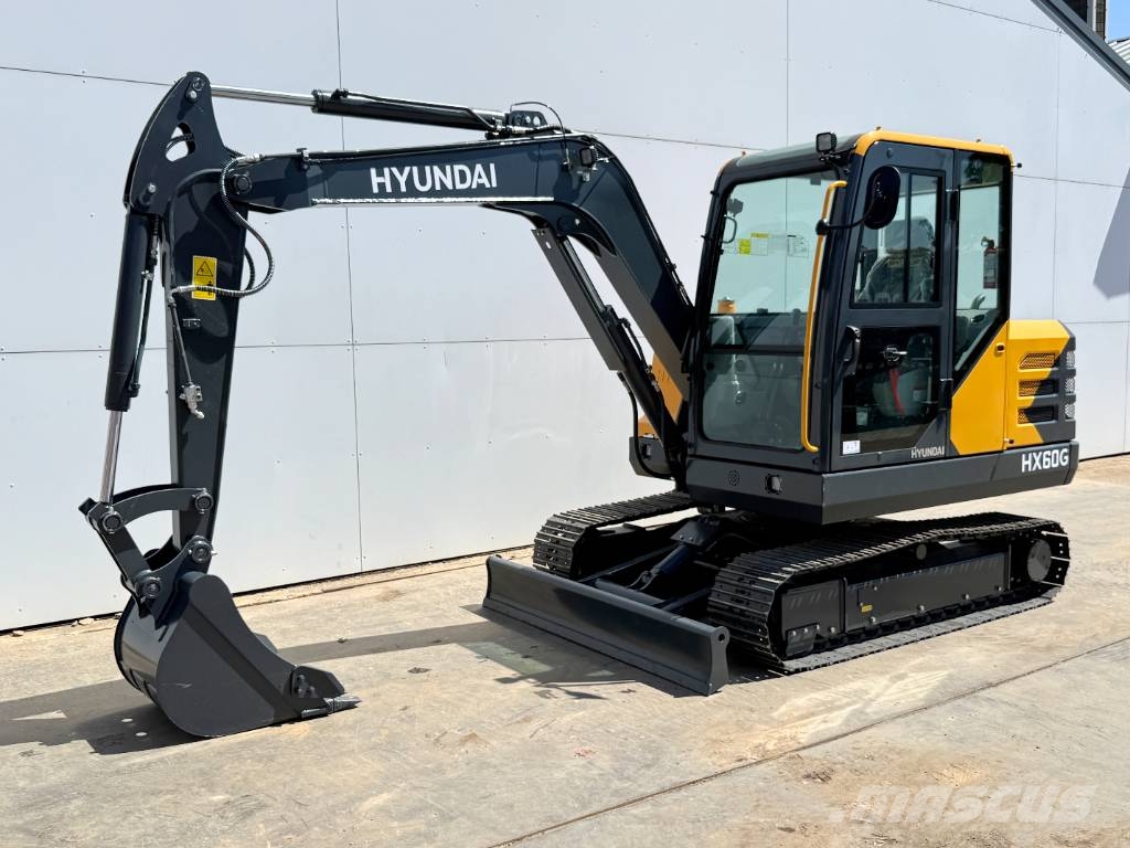 Hyundai HX60 G - BRAND NEW / Hammer Lines / Blade Miniexcavadoras