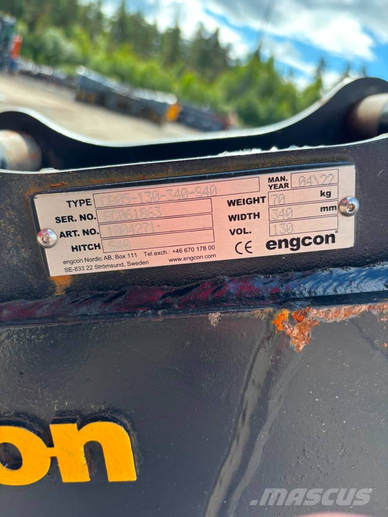 Engcon Kaapelikauha 340mm / 130L S40 Cucharones