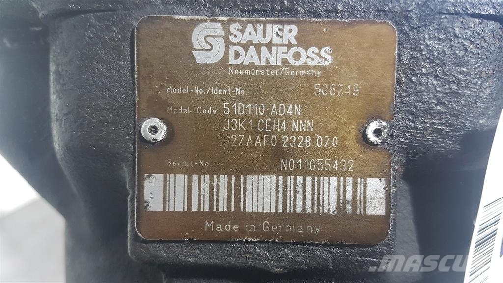 Sauer Danfoss 51D110AD4N-Drive motor/Fahrmotor/Rijmotor Hydraulics