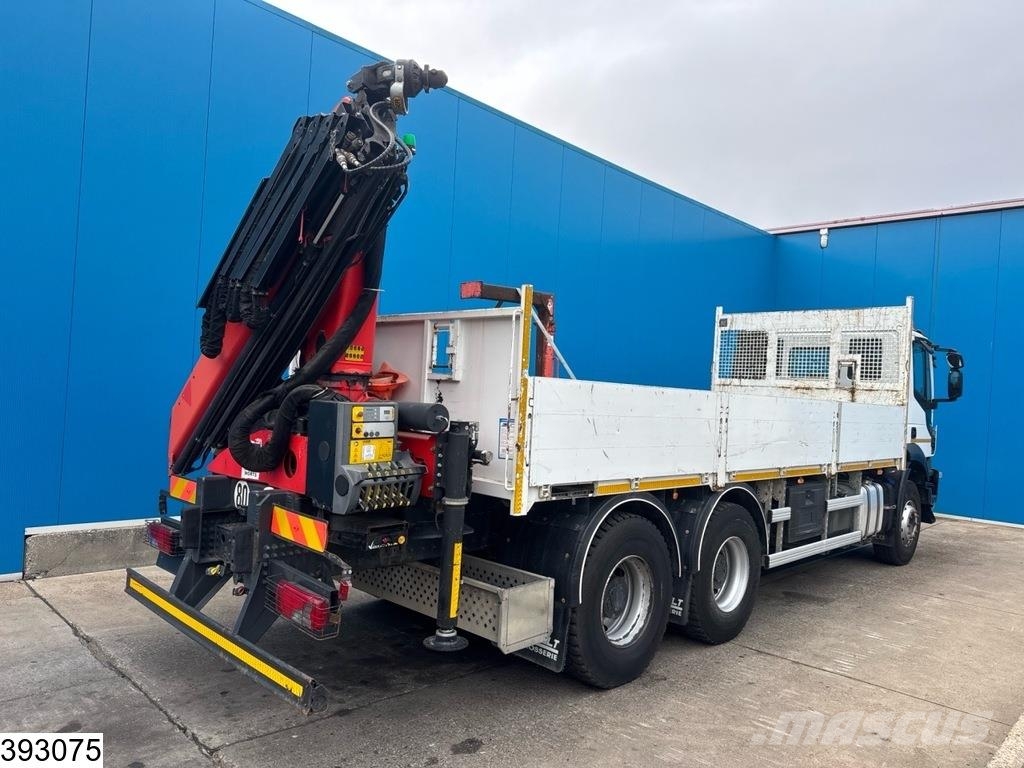 Iveco Stralis 360 X-way 6x4, EURO 6, Palfinger, Remote شاحنات مسطحة/مفصلية الجوانب