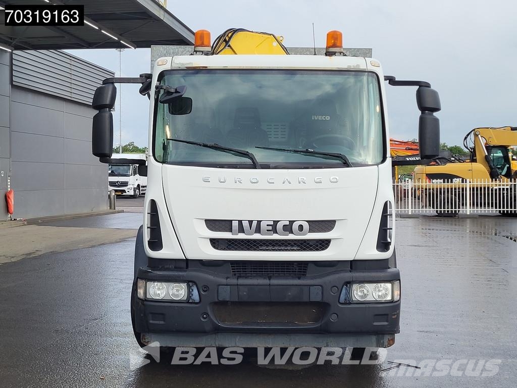 Iveco Eurocargo 160E280 4X2 Hyva V911 3S Crane Kran 750c Φορτηγά Kαρότσα με ανοιγόμενα πλαϊνά