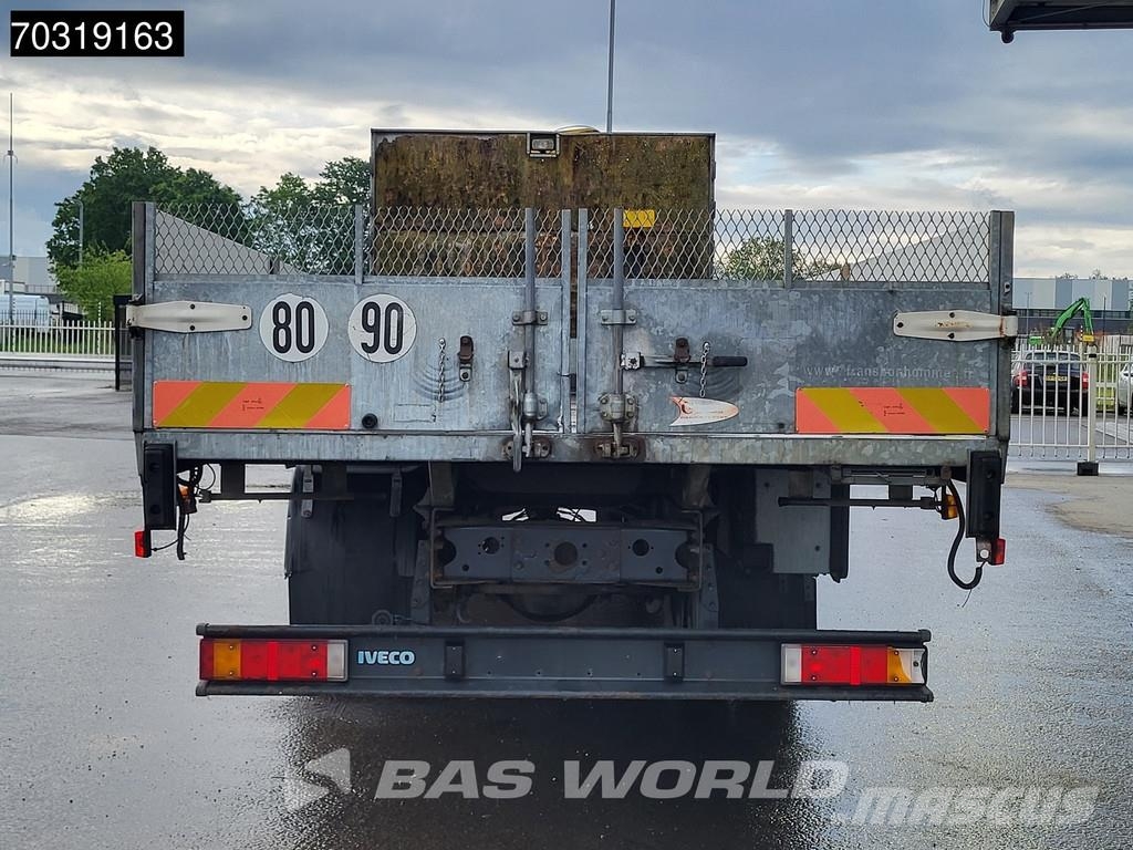 Iveco Eurocargo 160E280 4X2 Hyva V911 3S Crane Kran 750c Φορτηγά Kαρότσα με ανοιγόμενα πλαϊνά