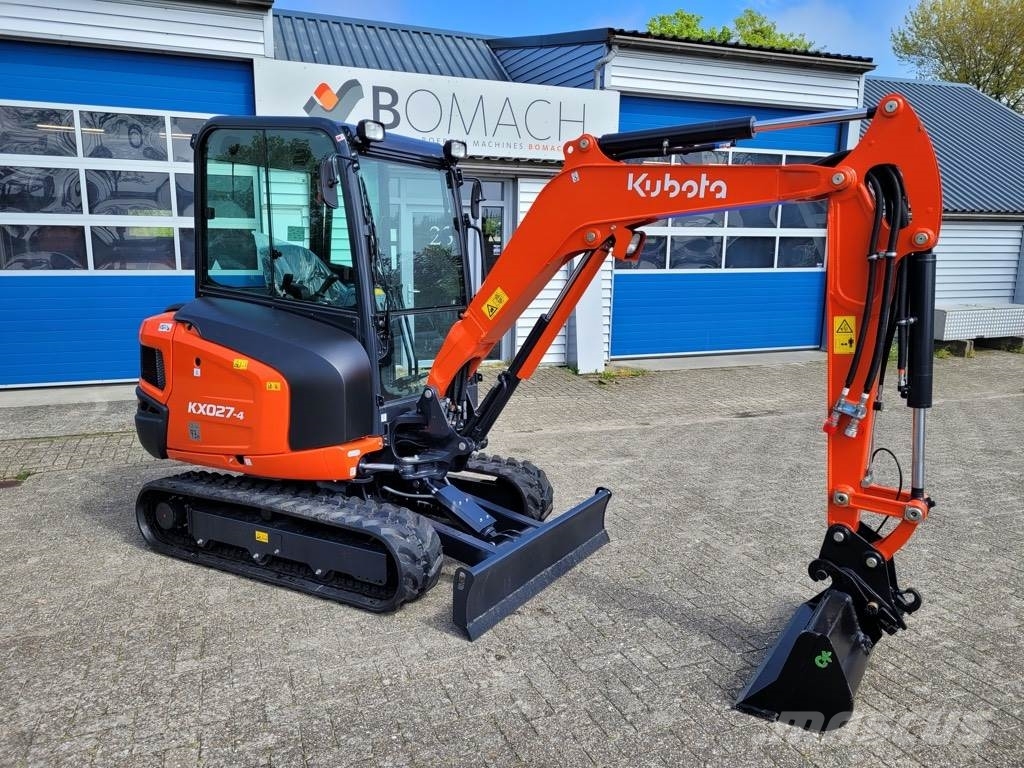 Kubota KX027-4 Mini ekskavatörler, 7 tona dek