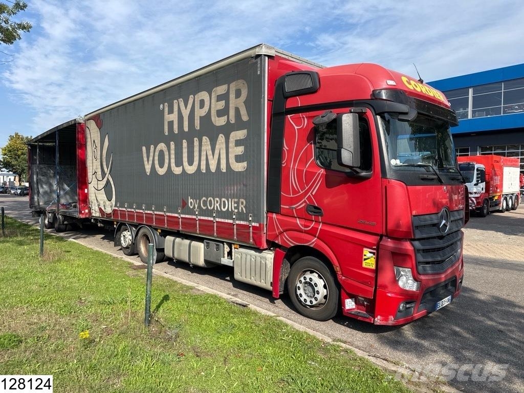 Mercedes-Benz Actros 2548 6x2, EURO 6, Liftdak, Combi Tovornjaki s ponjavo