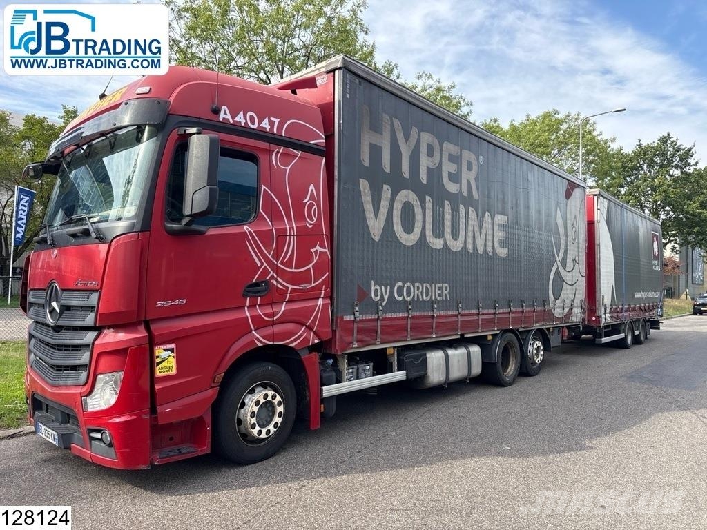 Mercedes-Benz Actros 2548 6x2, EURO 6, Liftdak, Combi Tovornjaki s ponjavo