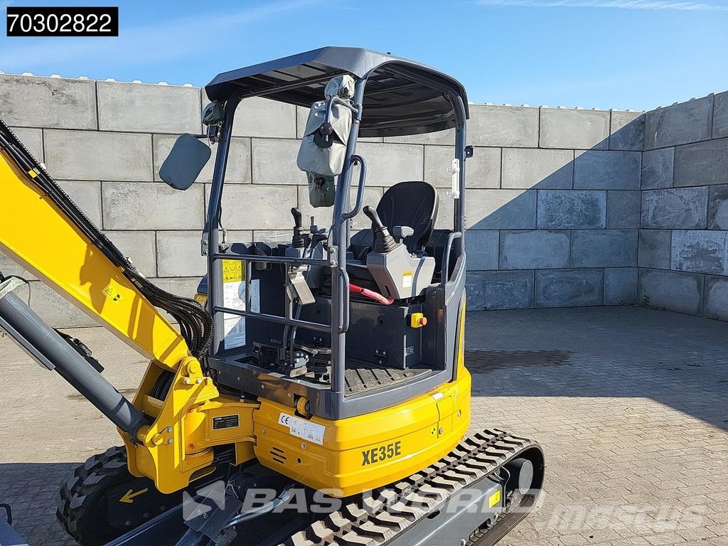 XCMG XE35 E Fabrieksgarantie- CW+3 Bakken - Yanmar Moto Miniexcavadoras